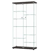 Amber &amp; Fern Lirra 6 Tiers Adjustable Shelves Display Cabinet