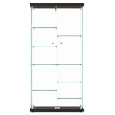 Amber &amp; Fern Lirra 6 Tiers Adjustable Shelves Display Cabinet