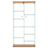 Amber &amp; Fern Lirra 6 Tiers Adjustable Shelves Display Cabinet