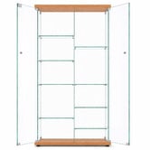 Amber &amp; Fern Lirra 6 Tiers Adjustable Shelves Display Cabinet
