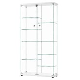 Amber &amp; Fern Lirra 6 Tiers Adjustable Shelves Display Cabinet