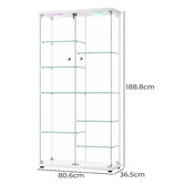Amber &amp; Fern Lirra Display Cabinet with LED