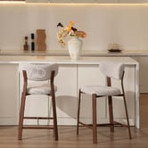 Amber &amp; Fern 65cm Laurent II Chenille Bar Stools