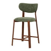 Amber &amp; Fern 65cm Laurent II Chenille Bar Stools