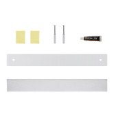 Amber &amp; Fern Silver 30cm Magnetic Strip Wall Knife Rack