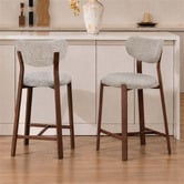 Amber &amp; Fern 65cm Laurent II Chenille Bar Stools