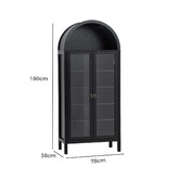 Amber &amp; Fern Vanessa Arched Display Cabinet
