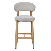 Amber &amp; Fern 65cm Cecil I Chenille Bar Stools