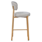 Amber &amp; Fern 65cm Cecil I Chenille Bar Stools