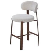 Amber &amp; Fern 65cm Cecil II Chenille Bar Stools