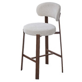 Amber &amp; Fern 65cm Cecil II Chenille Bar Stools