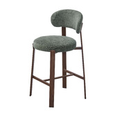 Amber &amp; Fern 65cm Cecil II Chenille Bar Stools