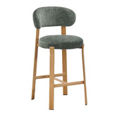Amber &amp; Fern 65cm Cecil I Chenille Bar Stools