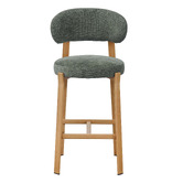 Amber &amp; Fern 65cm Cecil I Chenille Bar Stools