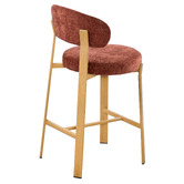 Amber &amp; Fern 65cm Cecil I Chenille Bar Stools