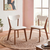 Amber &amp; Fern Esteban Faux Leather Dining Chairs