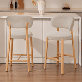 Amber &amp; Fern 65cm Cecil I Chenille Bar Stools