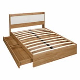 Amber &amp; Fern Otelia Bed Frame with USB Port &amp; Drawers