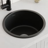 Arbour &amp; Nook Bowen 430mm Round Single Granite Kitchen Sink