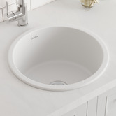 Arbour &amp; Nook Bowen 430mm Round Single Granite Kitchen Sink