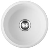 Arbour &amp; Nook Bowen 430mm Round Single Granite Kitchen Sink