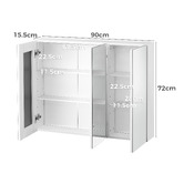 Arbour &amp; Nook Sofie Bathroom Mirror Cabinet