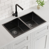 Arbour &amp; Nook Parker 760mm Double Stainless Steel Kitchen Sink