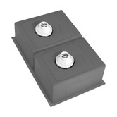 Arbour &amp; Nook Parker 760mm Double Stainless Steel Kitchen Sink