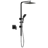 Arbour &amp; Nook Lia 250mm Square Twin Shower Mixer Set