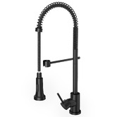Arbour &amp; Nook Corelia Matte Black Pull-Down Sink Mixer