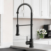 Arbour &amp; Nook Corelia Matte Black Pull-Down Sink Mixer