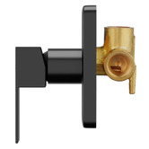 Arbour &amp; Nook Declan Square Short Twin Shower Mixer Set