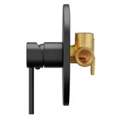 Arbour &amp; Nook Declan Round Short Twin Shower Mixer Set