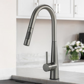 Arbour &amp; Nook Hoskins Gooseneck Pull-Out Kitchen Sink Mixer