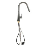 Arbour &amp; Nook Hoskins Gooseneck Pull-Out Kitchen Sink Mixer