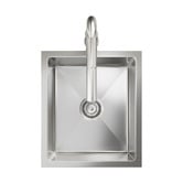 Arbour &amp; Nook Yeva 380mm Single Kitchen Sink &amp; Pull-Out Mixer