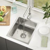 Arbour &amp; Nook Yeva 380mm Single Kitchen Sink &amp; Pull-Out Mixer