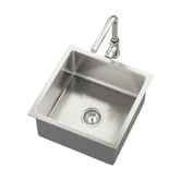 Arbour &amp; Nook Yeva 440mm Single Kitchen Sink &amp; Pull-Out Mixer