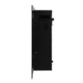 Arbour &amp; Nook Maura 2000W Wall Mounted Electric Fireplace Heater