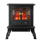 Arbour &amp; Nook Maura 2000W Black Electric Fireplace Heater