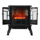 Arbour &amp; Nook Maura 2000W Black Electric Fireplace Heater