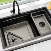 Arbour &amp; Nook Walt 750mm Single Kitchen Sink with Colander