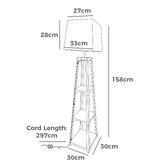 Arbour &amp; Nook Ayman Iron Tripod Floor Lamp