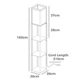 Arbour &amp; Nook Samira Iron Tripod Floor Lamp