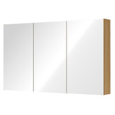 Arbour &amp; Nook Sofie 1200mm Light Wood Mirrored Shaving Cabinet