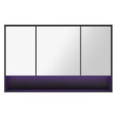 Arbour &amp; Nook Meriden 1200mm LED Mirrored Shaving Cabinet with Open Shelf