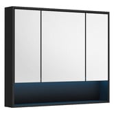 Arbour &amp; Nook Meriden 900mm LED Mirrored Shaving Cabinet with Open Shelf