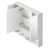 Arbour &amp; Nook Meriden 900mm LED Mirrored Shaving Cabinet with Open Shelf
