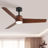 Arbour &amp; Nook Keanu 132cm DC Ceiling Fan with LED Light