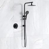 Arbour &amp; Nook Lia 250mm Round Twin Shower Mixer Set